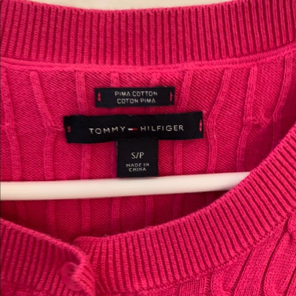 Tommy Hilfiger Knit Pink Cardigan - Picture 3 of 3